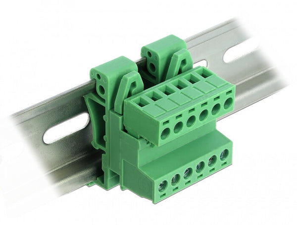 DeLOCK 66080 termisk blok 6-pin Grøn