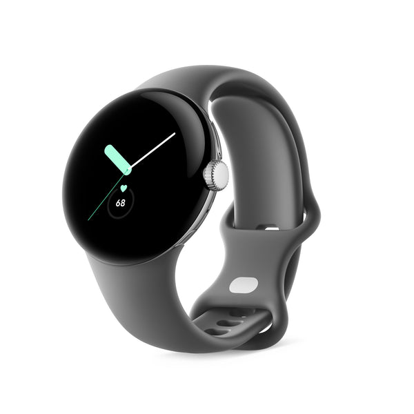Google Pixel Watch AMOLED 41 mm Digital Sølv Wi-Fi GPS (satellit)