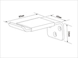 Multibrackets 1848 tilbehør til hovedtelefon/headset Hovedtelefonholder