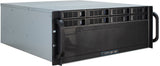 Inter-Tech 4U-4408 Stativ Sort, Sølv