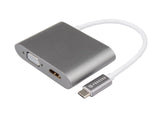 Prokord UTC-DHV04 USB grafisk adapter 4096 x 2160 pixel Sølv