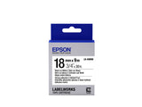 Epson LK-5WBW etiketbånd Sort på hvid