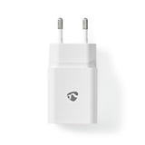 Nedis WCHAL242AWT oplader til mobil enhed Universel Hvid Vekselstrøm Indendørs