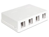 DeLOCK 86208 stikkontakt Hvid