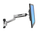 Ergotron LX Sit-Stand Wall Mount LCD Arm 106,7 cm (42") Væg Rustfrit stål