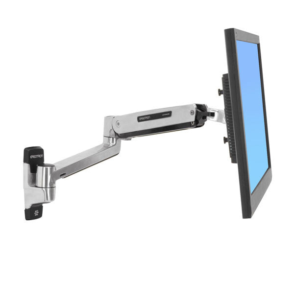 Ergotron LX Sit-Stand Wall Mount LCD Arm 106,7 cm (42") Væg Rustfrit stål
