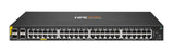 HPE Aruba Networking CX 6100 48G Class4 PoE 4SFP+ 370W Switch Administreret L3 Gigabit Ethernet (10/100/1000) Strøm over Ethernet (PoE) 1U Sort
