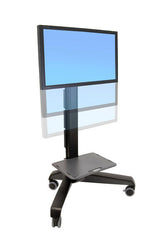 Ergotron Neo-Flex Mobile MediaCenter LD Sort Fladt panel Multimedie kurv