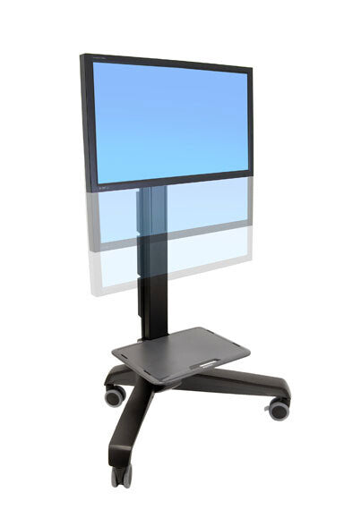 Ergotron Neo-Flex Mobile MediaCenter LD Sort Fladt panel Multimedie kurv