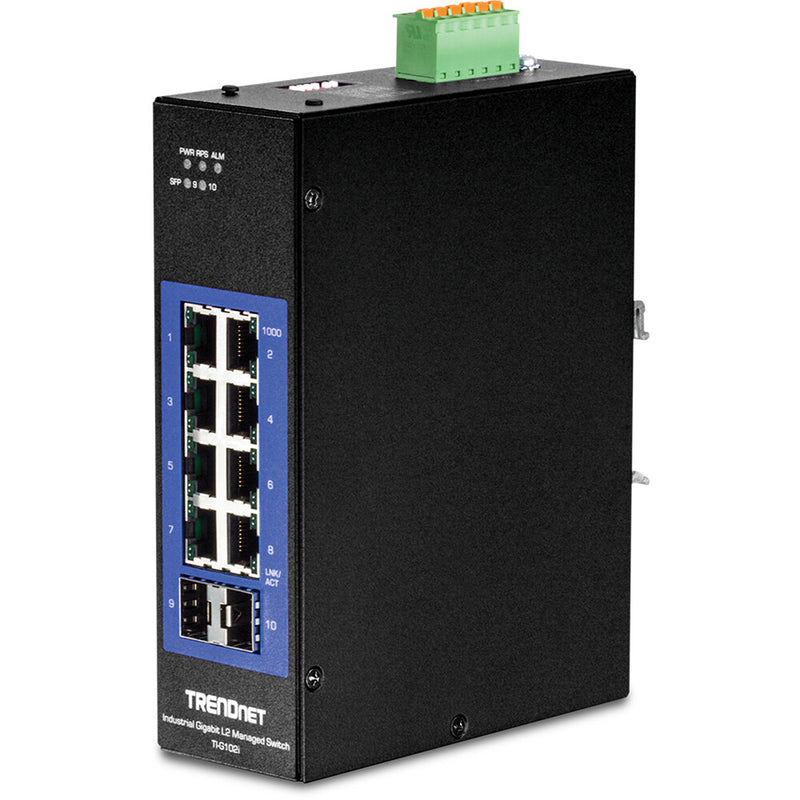 Trendnet TI-G102i Administreret L2 Gigabit Ethernet (10/100/1000) Sort