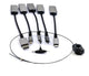 Prokord D-VAKP-ALL kabel kønsskifter HDMI USB-C, DisplayPort, MINI DisplayPort, Micro HDMI, Mini HDMI Sort, Grå