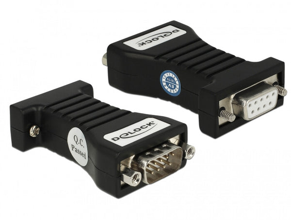 DeLOCK 63968 seriel konverter/repeater/isolator RS-232 Sort