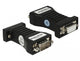 DeLOCK 63968 seriel konverter/repeater/isolator RS-232 Sort