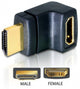 DeLOCK HDMI Stecker > HDMI Buchse 90° oben HDMI 1.3 Sort