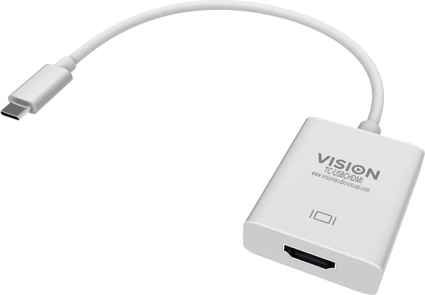 Vision TC-USBCHDMI USB grafisk adapter 3840 x 2160 pixel Hvid