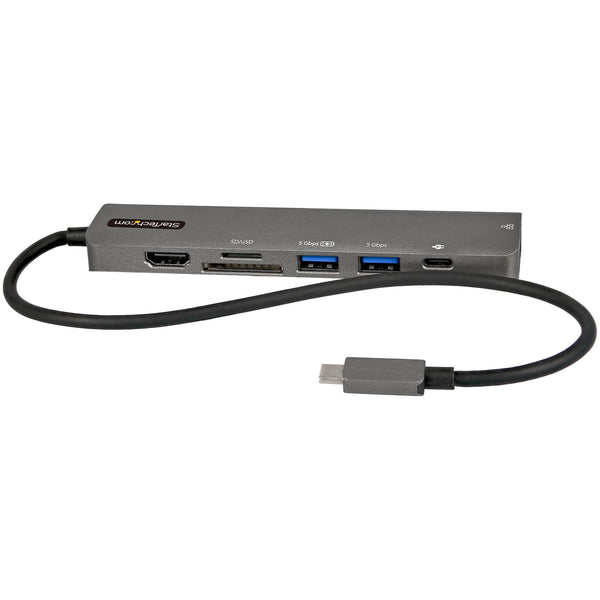 StarTech.com DKT30CHSDPD1 dockingstation Ledningsført USB 3.2 Gen 1 (3.1 Gen 1) Type-C Sort, Grå