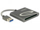 DeLOCK 91525 kortlæser USB 3.2 Gen 1 (3.1 Gen 1) Grå