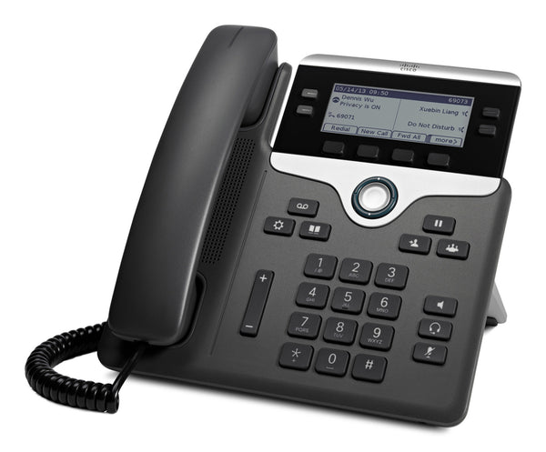 Cisco 7841 IP-telefon Sort, Sølv 4 Linier LCD