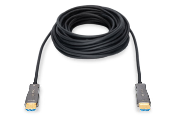 Digitus AK-330125-300-S HDMI-kabel 30 m HDMI Type A (Standard) Sort
