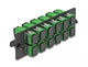 DeLOCK 66926 fiber adapter SC/SC 1 stk Sort, Grøn