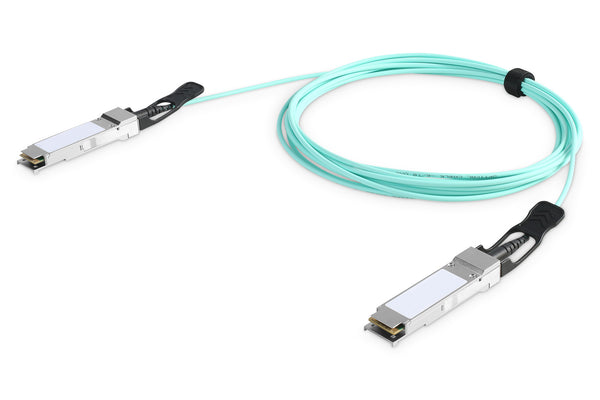Digitus DN-81313 InfiniBand og fiberoptisk kabel 10 m QSFP+ Turkisfarve