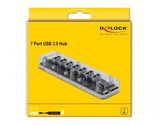 DeLOCK 64088 interface hub USB 3.2 Gen 1 (3.1 Gen 1) Micro-B 5000 Mbit/s Transparent