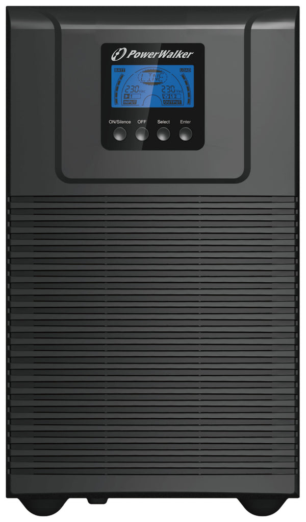 PowerWalker VFI 3000 TG UPS-enhed Dobbeltkonvertering (online) 3 kVA 2700 W 5 AC stikkontakt(er)