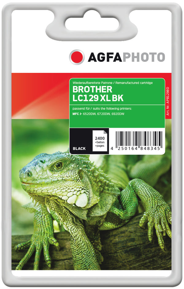 AgfaPhoto APB129BD blækpatron Sort