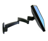 Ergotron 200 Series Wall Mount Arm, 2 Extensions 61 cm (24") Væg Sort