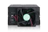 Icy Dock MB508SP-B drive bay panel 2x 5,25" Bærerpanel Sort