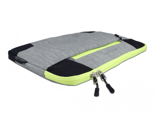DeLOCK 18410 taske og etui til laptop 33,8 cm (13.3") Sort, Grå, Gul