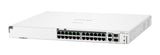HPE Aruba Networking Networking Instant On Switch 20p Gigabit CL4 4p Gigabit CL6 PoE 2p 10GBT 2p SFP+ 370W 1960 Administreret L2+ Gigabit Ethernet (10/100/1000) Strøm over Ethernet (PoE) 1U Hvid