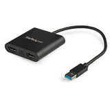 StarTech.com USB32HD2 USB grafisk adapter 3840 x 2160 pixel Sort