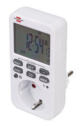 Brennenstuhl 1506320 elektronisk tæller Hvid Ugentlig timer