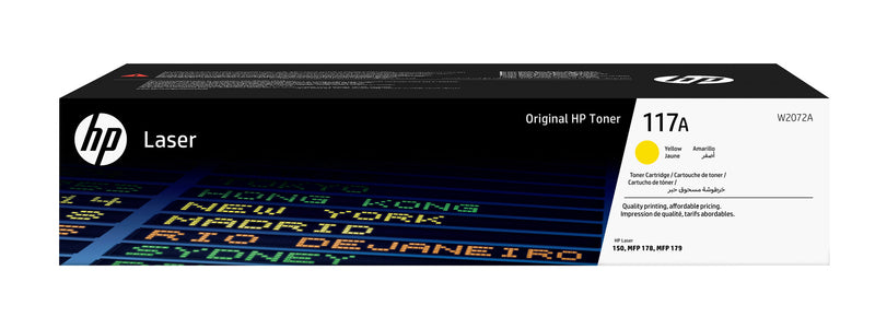 HP 117A Original lasertonerpatron, gul