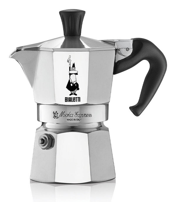 Bialetti Moka Express Moka gryde Aluminium, Sort