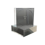 MediaRange BOX32 optisk disk etui DVD-boks 1 diske Sort, Transparent