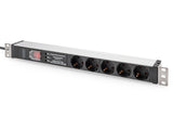 Digitus DN-95433 strømforsyningsenhed (PDU) 5 AC stikkontakt(er) 1U