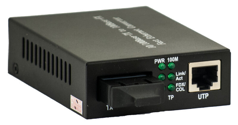 Barox LO-9500-M netværksomformer til medie 100 Mbit/s 1310 nm Multitilstand Sort