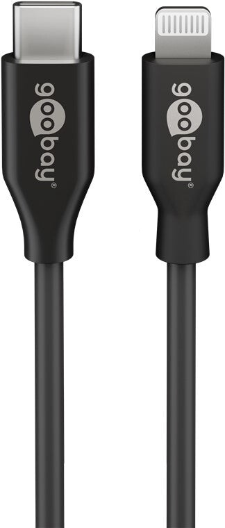 Goobay 39447 Lightning kabel 2 m Sort