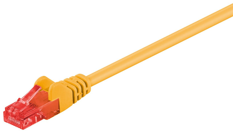 Goobay 68433 netværkskabel Gul 0,5 m Cat6 U/UTP (UTP)
