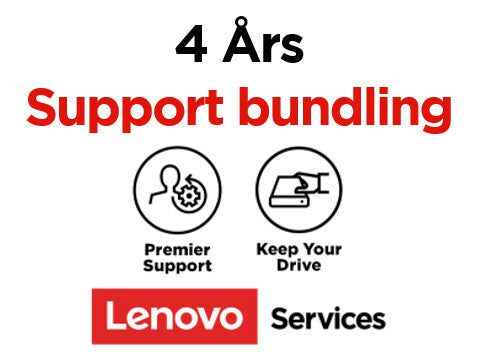 Lenovo 5PS0N73243 garanti- & supportudvidelse 4 År