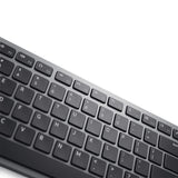 DELL KM7321W tastatur Mus inkluderet Kontor RF trådløs + Bluetooth QWERTY UK engelsk Grå, Titanium