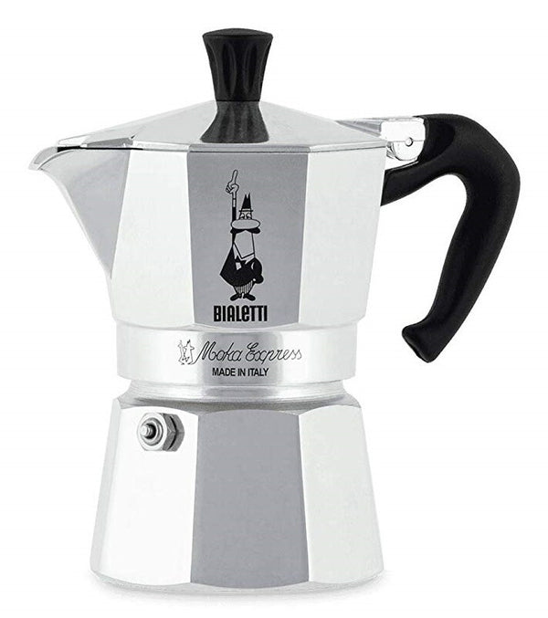 Bialetti Moka Express Moka gryde 0,06 L Aluminium, Sort