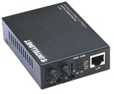 Intellinet 506519 netværksomformer til medie 100 Mbit/s 1310 nm Multitilstand Sort