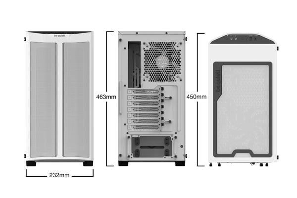 be quiet! Pure Base 500DX Midi Tower Hvid