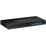 Trendnet TPE-BG182G netværksswitch Ikke administreret Gigabit Ethernet (10/100/1000) Strøm over Ethernet (PoE) 1U Sort