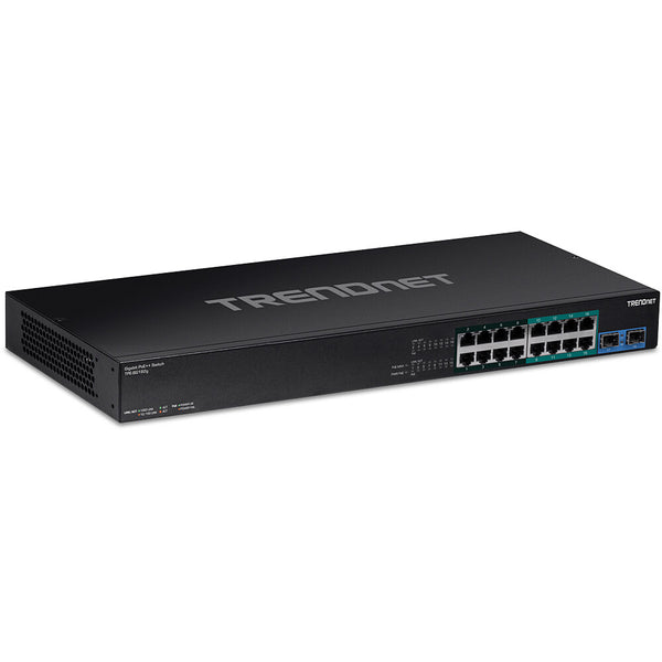 Trendnet TPE-BG182G netværksswitch Ikke administreret Gigabit Ethernet (10/100/1000) Strøm over Ethernet (PoE) 1U Sort