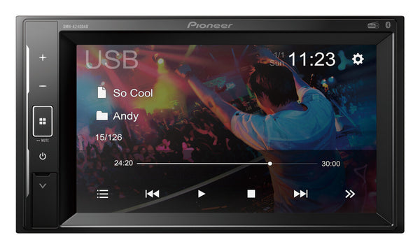 Pioneer DMH-A240DAB Sort 200 W Bluetooth