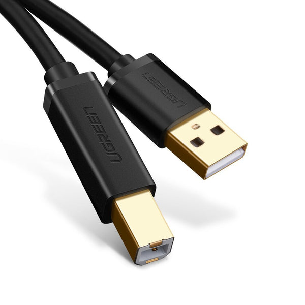 Ugreen 10350 USB-kabel USB 2.0 1,5 m USB A USB B Sort